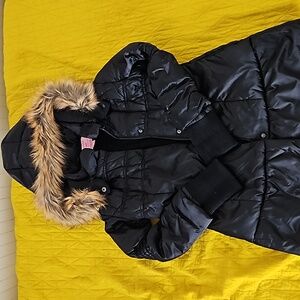 Girls Quilted Winter Jacket